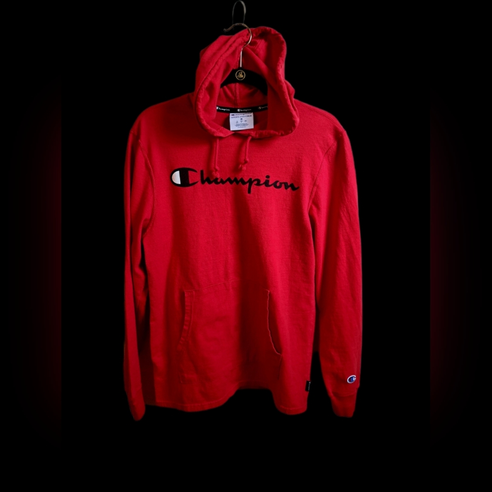 Men's Red Medium Champion Hoodie